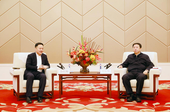 余紅輝拜會(huì)黑龍江省委常委、哈爾濱市委書記張安順