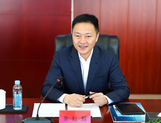 余紅輝會見滿洲里市委常委、扎賚諾爾區(qū)委書記齊善劍一行